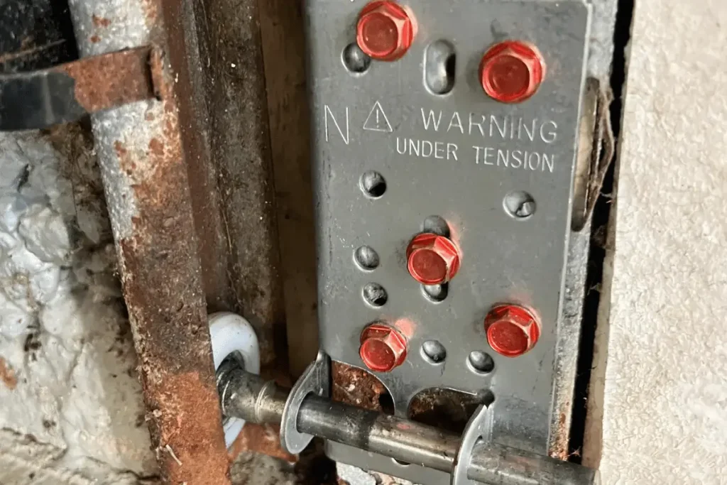 new metal garage door parts