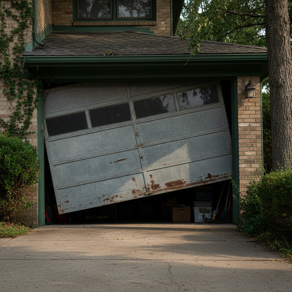 Misaligned Tracks Repair In Vernon Hills - Garage Door Service Off-Track Garage Door