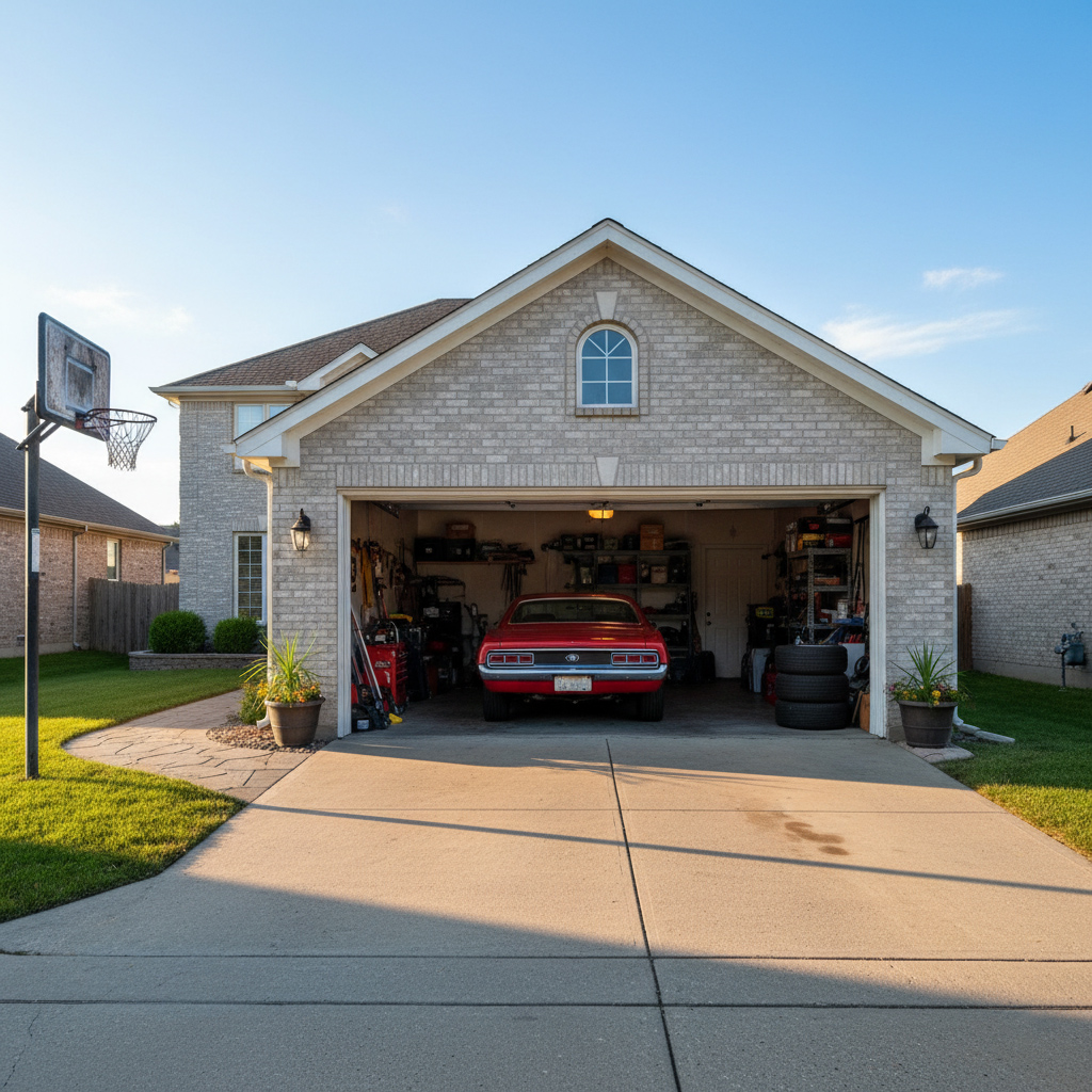 new garage door with craftsman opener