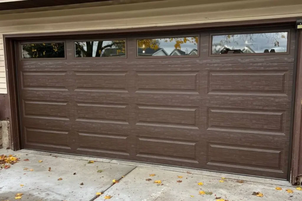 brown garage doors