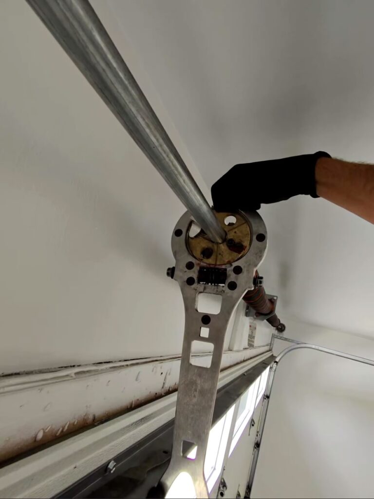 garage door spring tension
