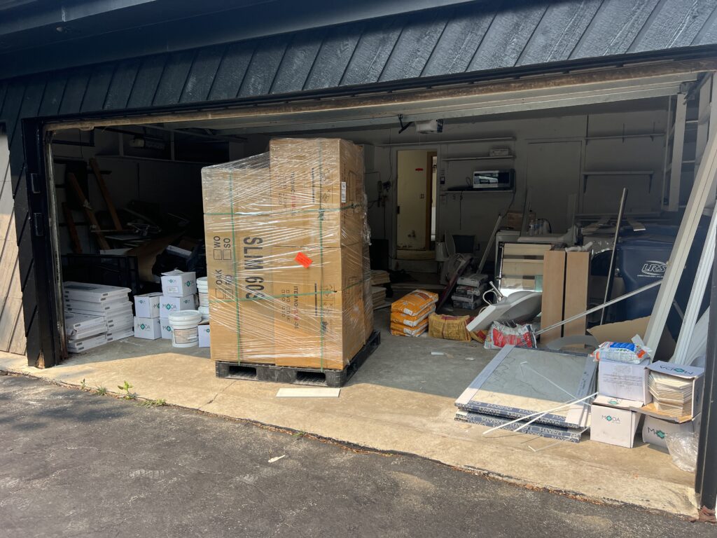 New garage door parts