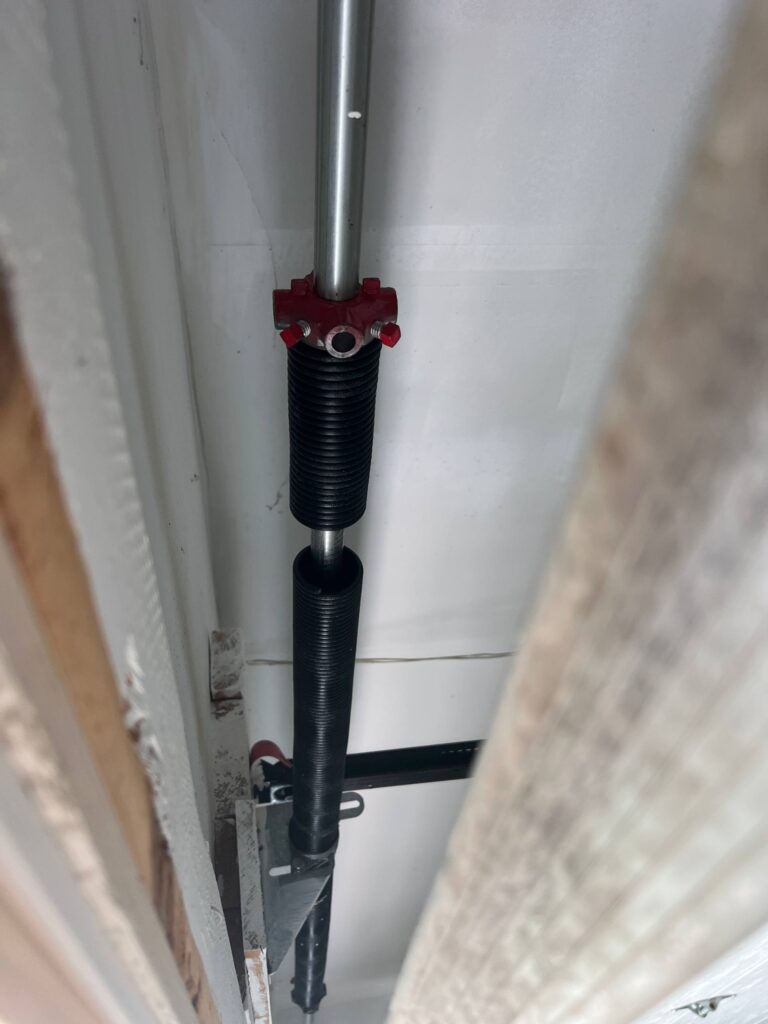 Broken garage door springs