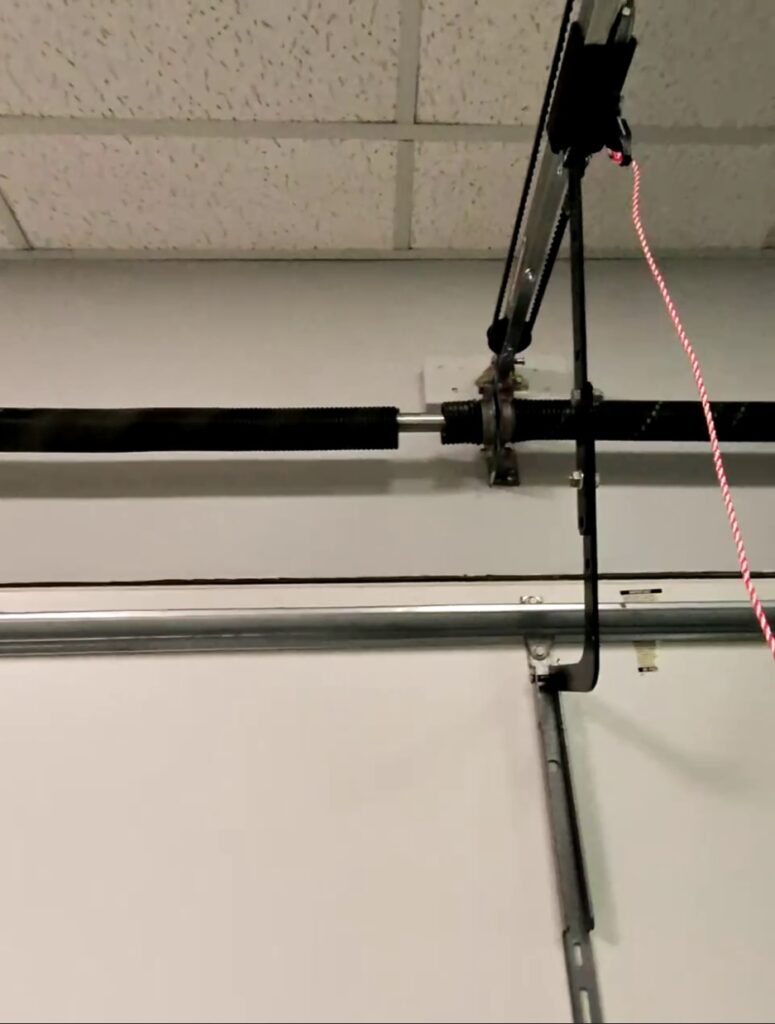 Broken torsion spring