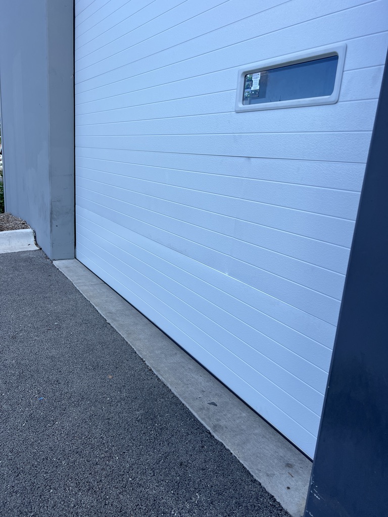damaged garage door panel