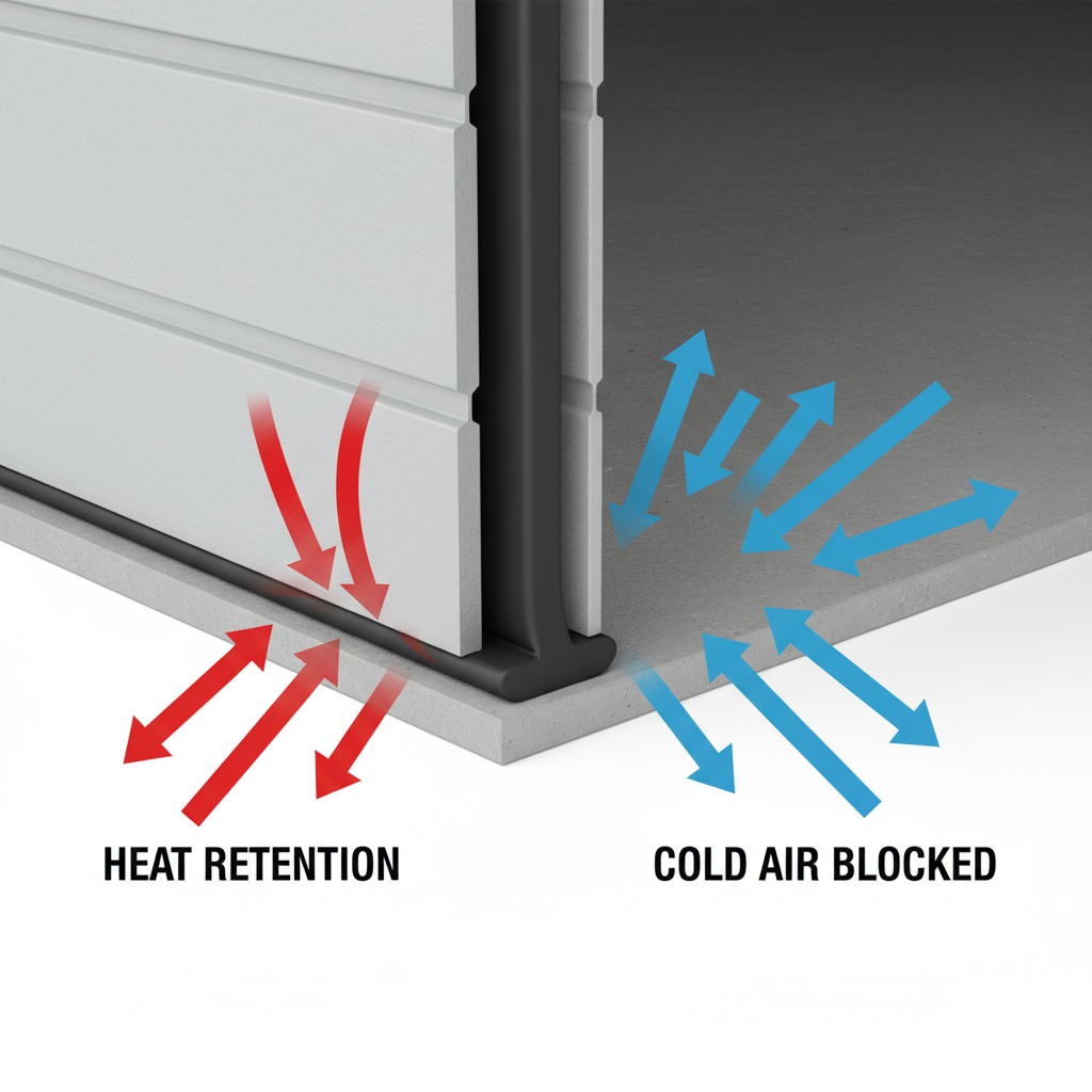 Rubber Weatherstrip Creating An Airtight Barrier