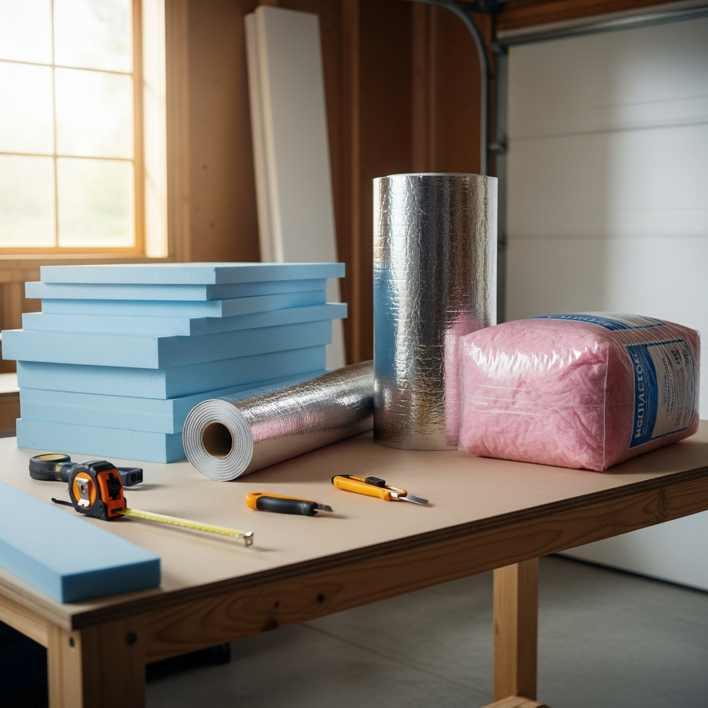 Tools And Materials For Garage Door Insulation