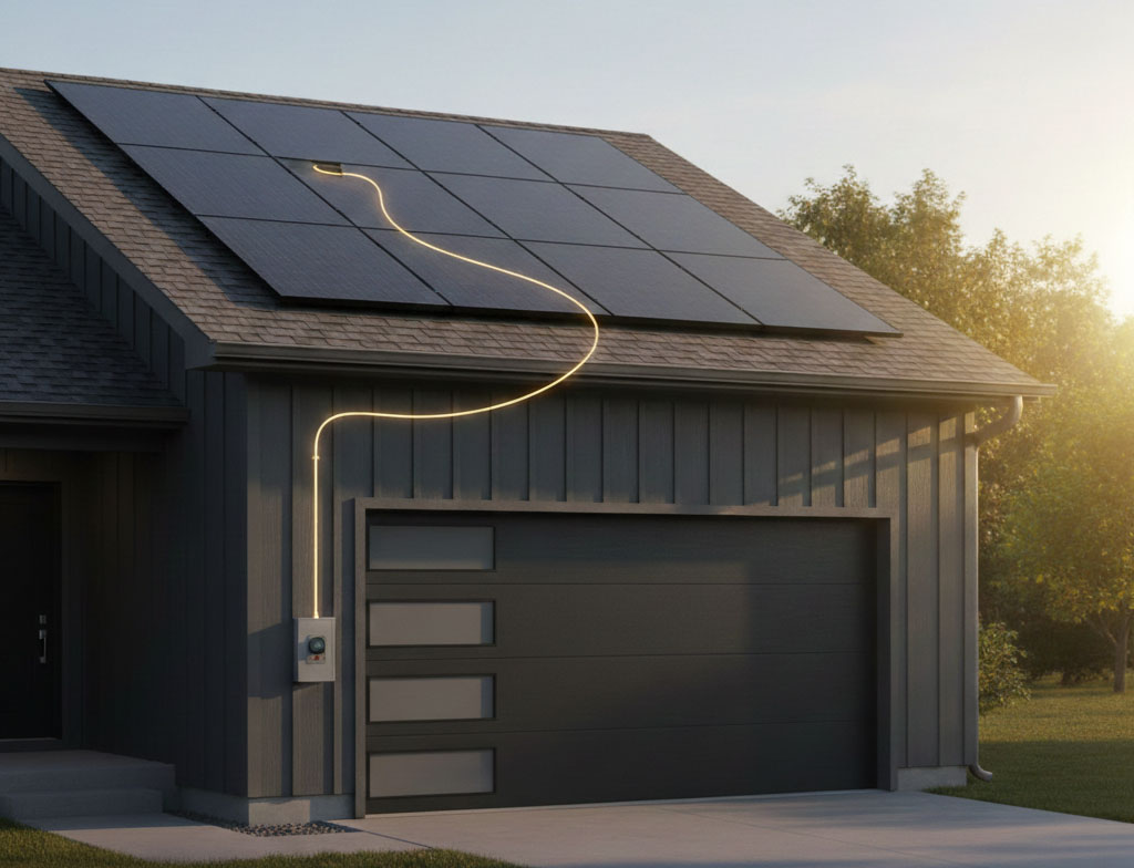 Solar-Powered Garage Door Openers - By Dmitro Shevchenko And Primegdr - Illinois