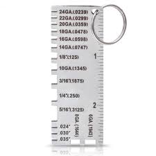 Wire/Metal Sheet Thickness Gauge Welding Gage Plated Size Inspection Tool